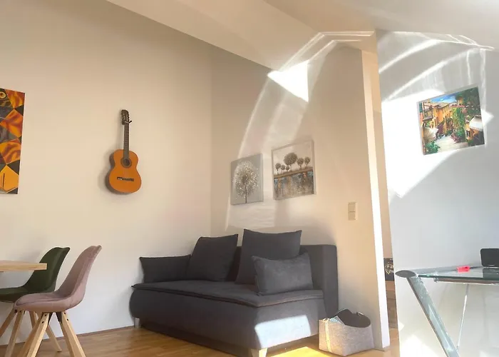 Apartament Klimatisiertes, Ruhiges Dachgeschoss Cityapartment Im Zentrum Wiens Wiedeń